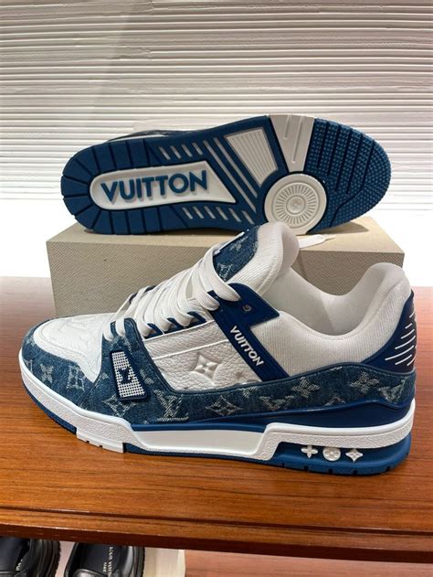 blue jean louis vuitton shoes|louis vuitton designer shoes.